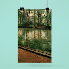 The Yerres, Rain by Gustave Caillebotte, 1875 poster 6