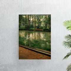 The Yerres, Rain by Gustave Caillebotte, 1875 poster 7