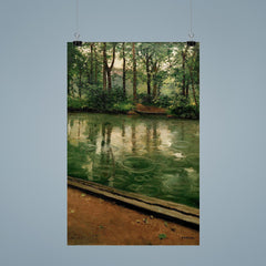 The Yerres, Rain by Gustave Caillebotte, 1875 poster 9