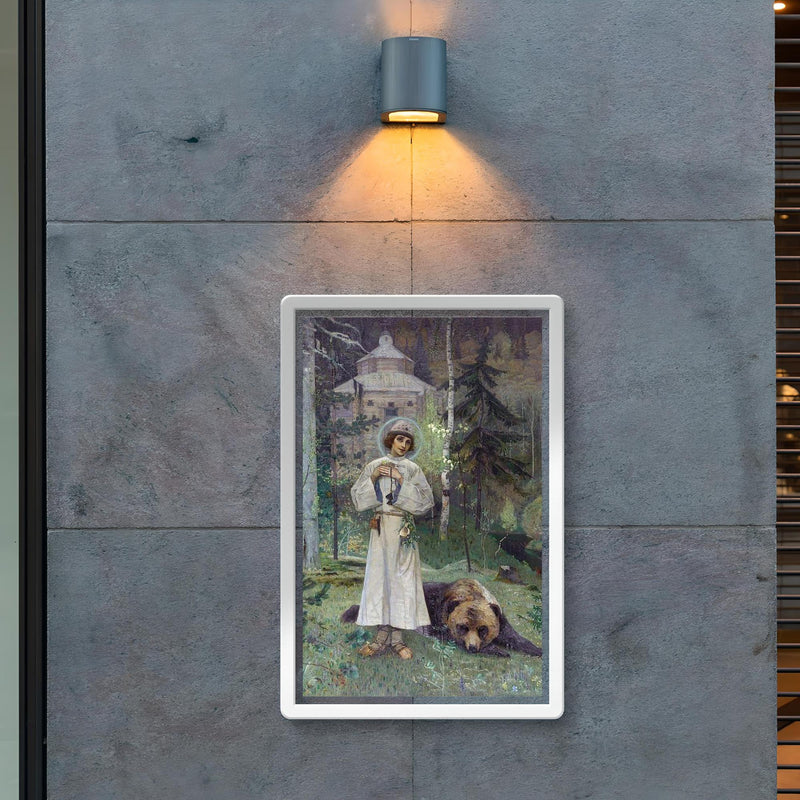 The Youth of St Sergius by Mikhail Nesterov poster 2