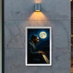 Thelonious Monk at midnight piano poster 2