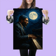 Thelonious Monk at midnight piano poster 3