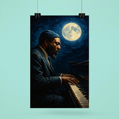 Thelonious Monk at midnight piano poster 6
