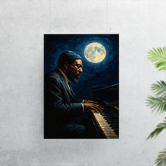 Thelonious Monk at midnight piano poster 7