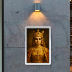 Theophanu in Ottonian imperial gold and pearls poster 2