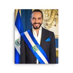 Nayib Bukele Poster Print - Official Portrait - Canvas Wall Art