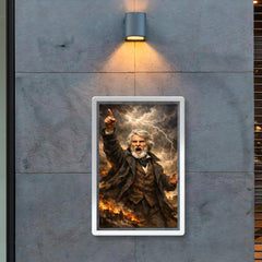 Thomas Carlyle thunderous prophet pose poster 2