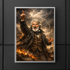 Thomas Carlyle thunderous prophet pose poster 5
