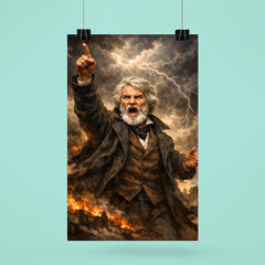 Thomas Carlyle thunderous prophet pose poster 6
