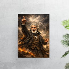 Thomas Carlyle thunderous prophet pose poster 7