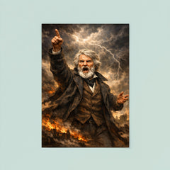 Thomas Carlyle thunderous prophet pose poster 8