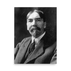 Thorstein Veblen poster on a plain backdrop in size 18"x24".