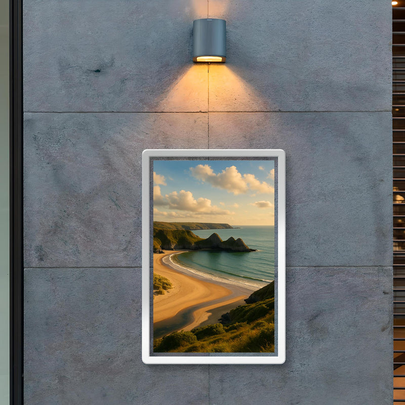 Three Cliffs Bay Gower Wales poster 2