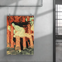 Three Witches and Three Wolves by Eugene Grasset, 1900 poster 4