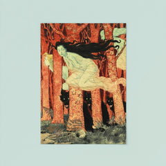 Three Witches and Three Wolves by Eugene Grasset, 1900 poster 8