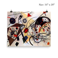 Throughgoing Line by Wassily Kandinsky poster 2