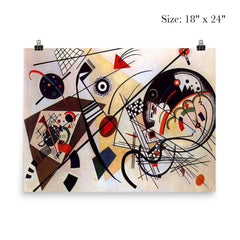 Throughgoing Line by Wassily Kandinsky poster 5