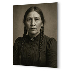 Tieraona Low Dog metal print mockup