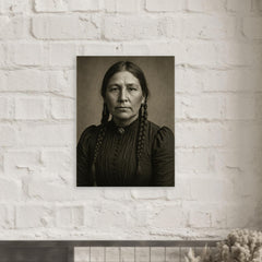 Tieraona Low Dog metal print mockup