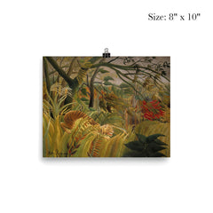 Tiger in a Tropical Storm by Henri Rousseau, 1891 poster 4