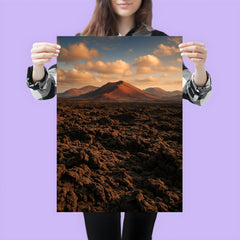 Timanfaya Lava Fields Lanzarote Spain poster 3