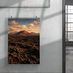 Timanfaya Lava Fields Lanzarote Spain poster 4