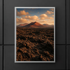 Timanfaya Lava Fields Lanzarote Spain poster 5