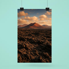 Timanfaya Lava Fields Lanzarote Spain poster 6