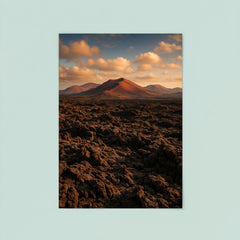 Timanfaya Lava Fields Lanzarote Spain poster 8