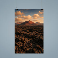 Timanfaya Lava Fields Lanzarote Spain poster 9