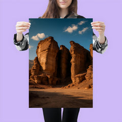 Timna Park Sandstone Pillars Israel poster 3