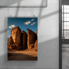 Timna Park Sandstone Pillars Israel poster 4
