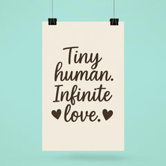 Tiny human Infinite love poster 6