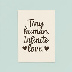 Tiny human Infinite love poster 8