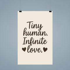 Tiny human Infinite love poster 9