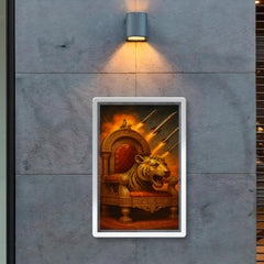 Tipu Sultan's tiger throne and rockets poster 2