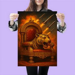 Tipu Sultan's tiger throne and rockets poster 3