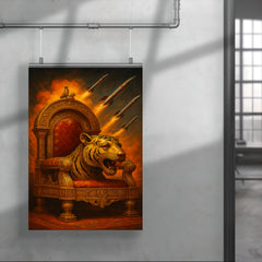 Tipu Sultan's tiger throne and rockets poster 4