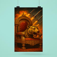 Tipu Sultan's tiger throne and rockets poster 6
