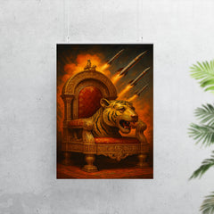 Tipu Sultan's tiger throne and rockets poster 7