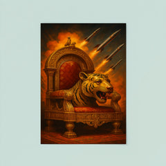 Tipu Sultan's tiger throne and rockets poster 8