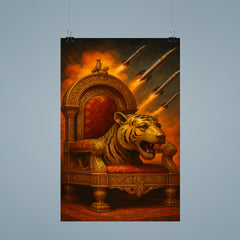 Tipu Sultan's tiger throne and rockets poster 9