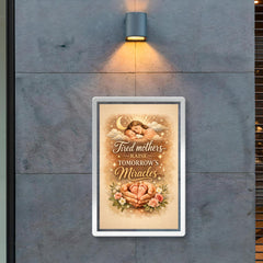 Tired mothers raise tomorrow's miracles poster 2