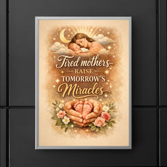 Tired mothers raise tomorrow's miracles poster 5
