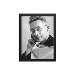 Titus Brandsma framed print on a plain backdrop in size 12"x16".