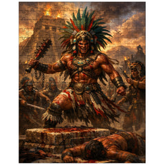 Tlahuicole gladiator sacrifice final stand jigsaw puzzle
