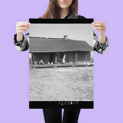 Tobacco sharecroppers home near Tifton, Georgia by Dorothea Lange poster 3
