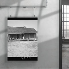 Tobacco sharecroppers home near Tifton, Georgia by Dorothea Lange poster 4