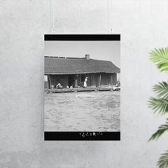 Tobacco sharecroppers home near Tifton, Georgia by Dorothea Lange poster 7