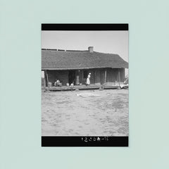 Tobacco sharecroppers home near Tifton, Georgia by Dorothea Lange poster 8